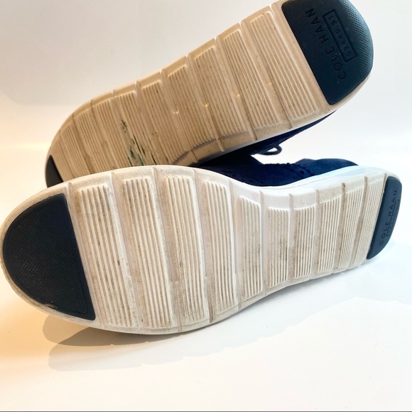 Cole Haan | ZERØGRAND Wingtip Oxford in Blazer Blue - Picture 6 of 9